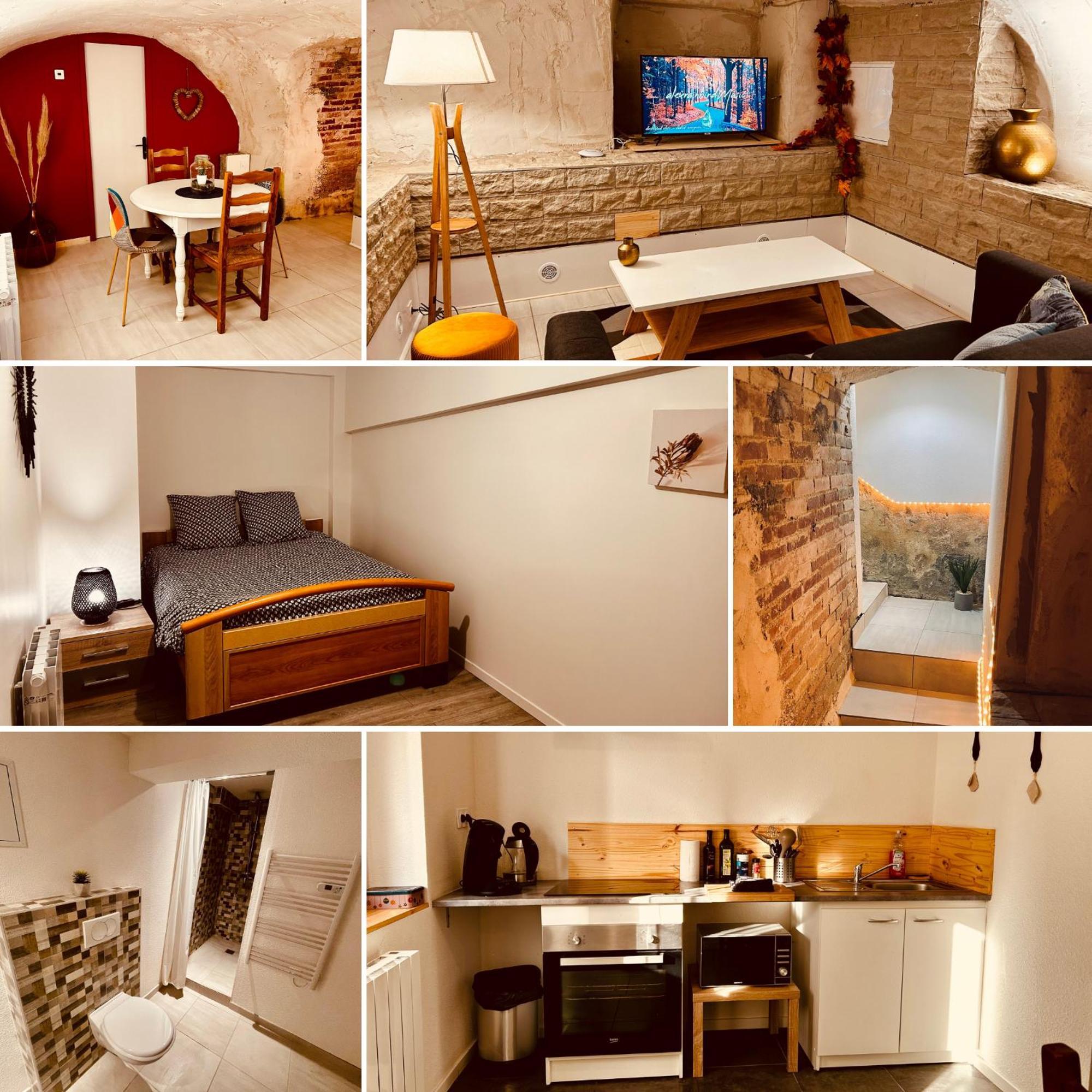 La Cave Aux Lumieres - Proche Centre-Ville - 2 Chambres - Wifi Renaison Dış mekan fotoğraf
